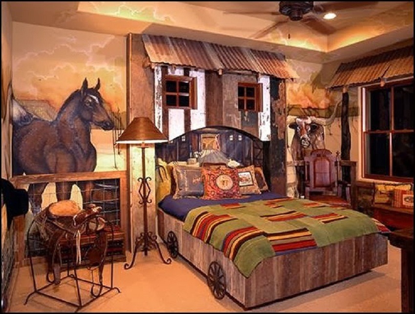 Country Western Wall Color Ideas For Cowboys & Cowgirls - Trends Magazine