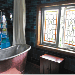 vintage-style bathroom