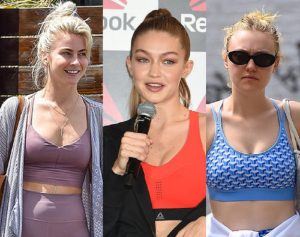 Wearing a Sports Bra