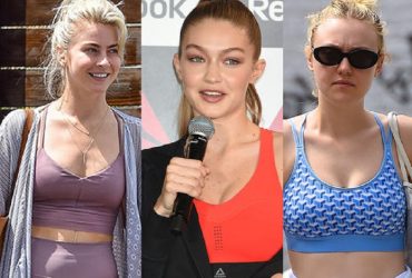 Wearing a Sports Bra