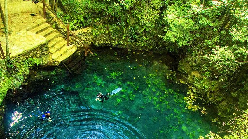 discover the Route of the Cenotes in Puerto Morelos