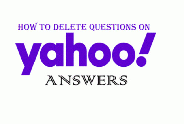How to delete questions on yahoo answers