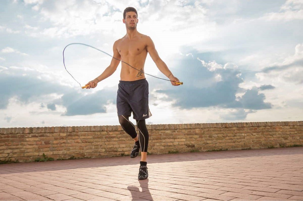 Tones Your Muscles in Jumping Rope Good Exercise