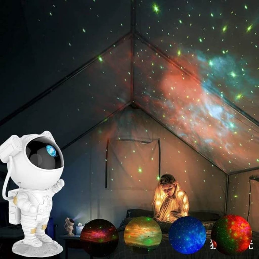 Transform Your Bedroom into a Cosmic Oasis with Astronaut Galaxy Projectors