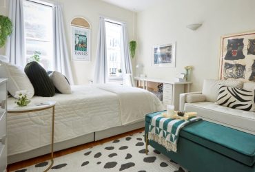 How do designers make a small space appear bigger?