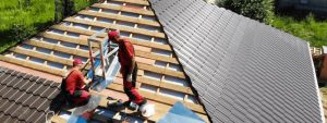 What is the most popular type of roofing material for residences?
