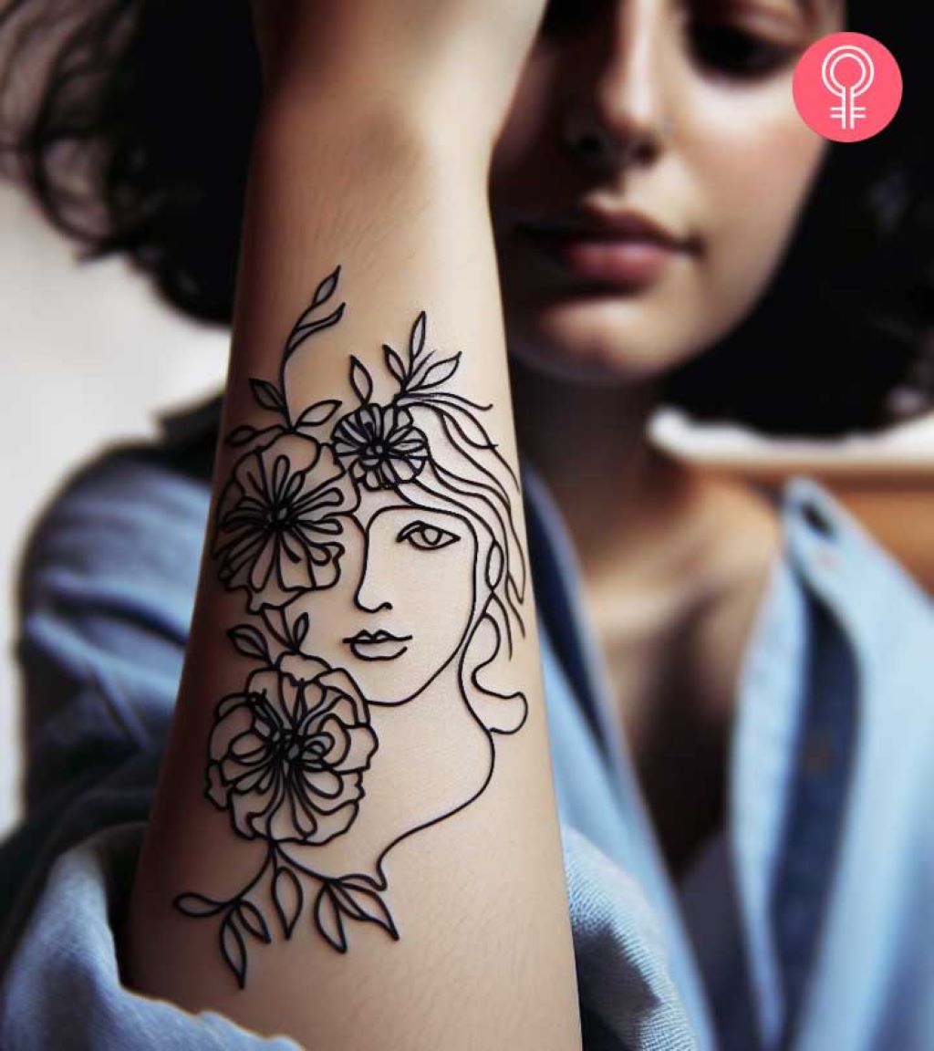 What tattoo symbolizes personal growth