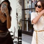 How do you wear a double chain belt