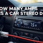 How many amps does a car stereo draw at full volume