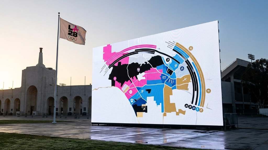 LA Memorial Coliseum athletics venue for LA28 Olympics 2028